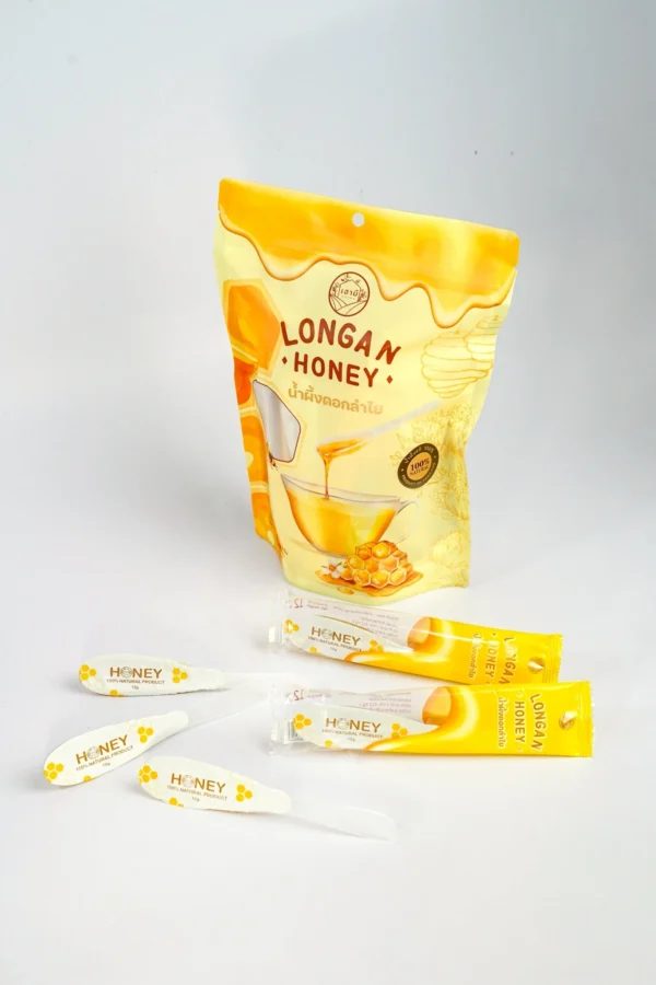 น้ำผึ้งซองช้อน - น้ำผึ้งดอกลำใย honey haomee