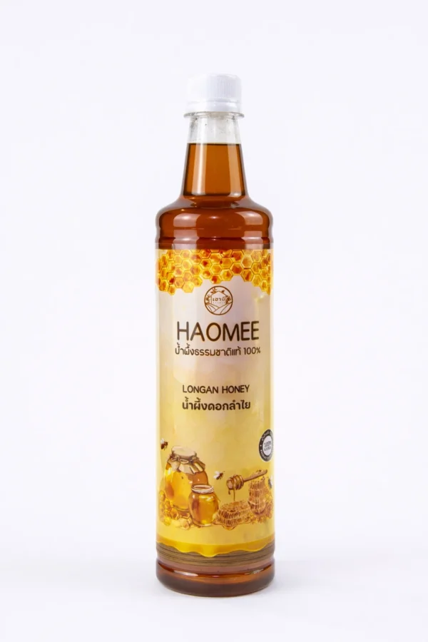 น้ำผึ้งขวดใหญ่ - น้ำผึ้งดอกลำใย honey haomee